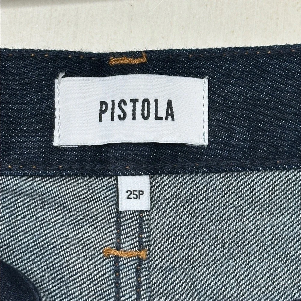 Pistola Women's Ryder High‎ Rise Cuffed Jeans in Countdown Dark Denim Blue 25P